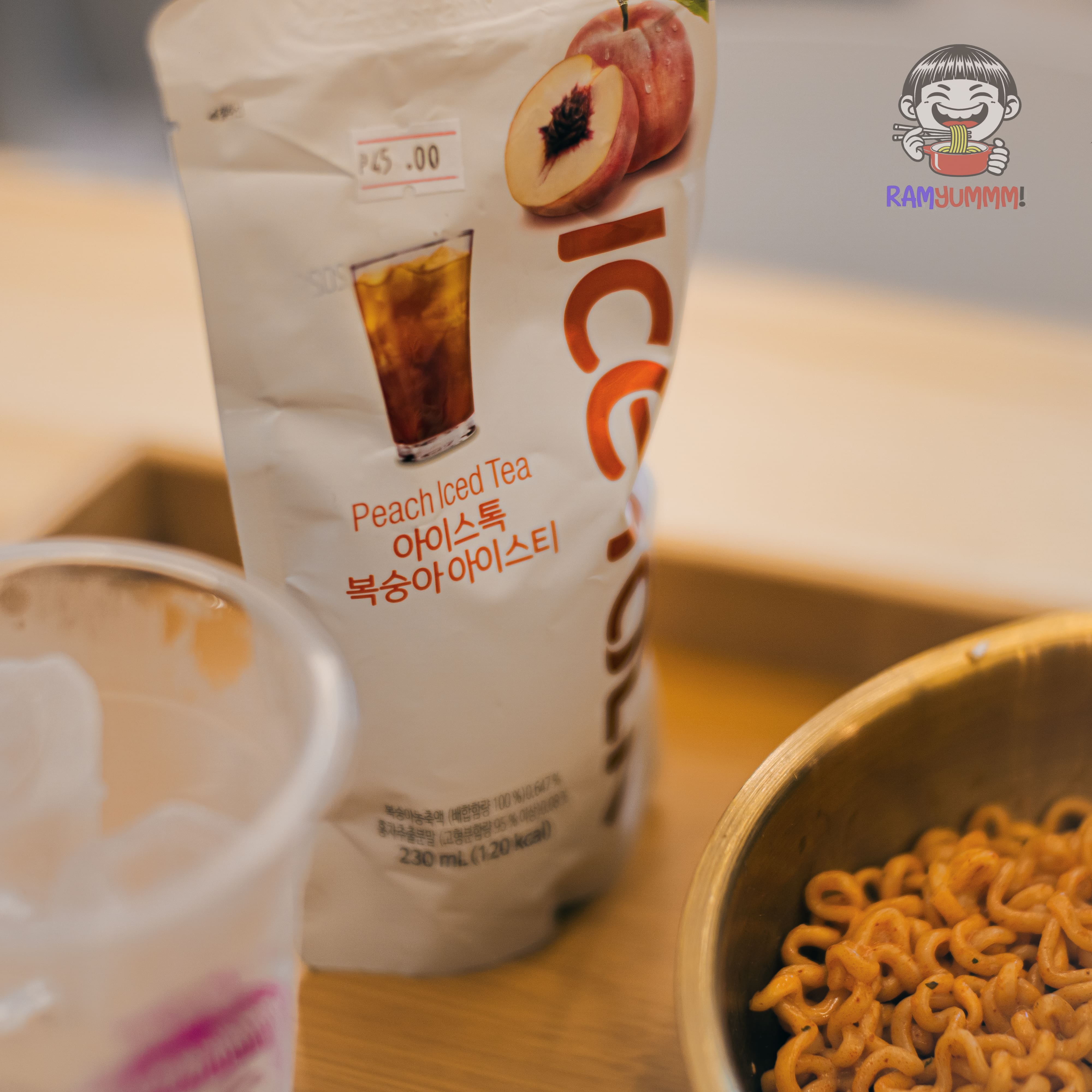 IceTalk Peach Iced Tea